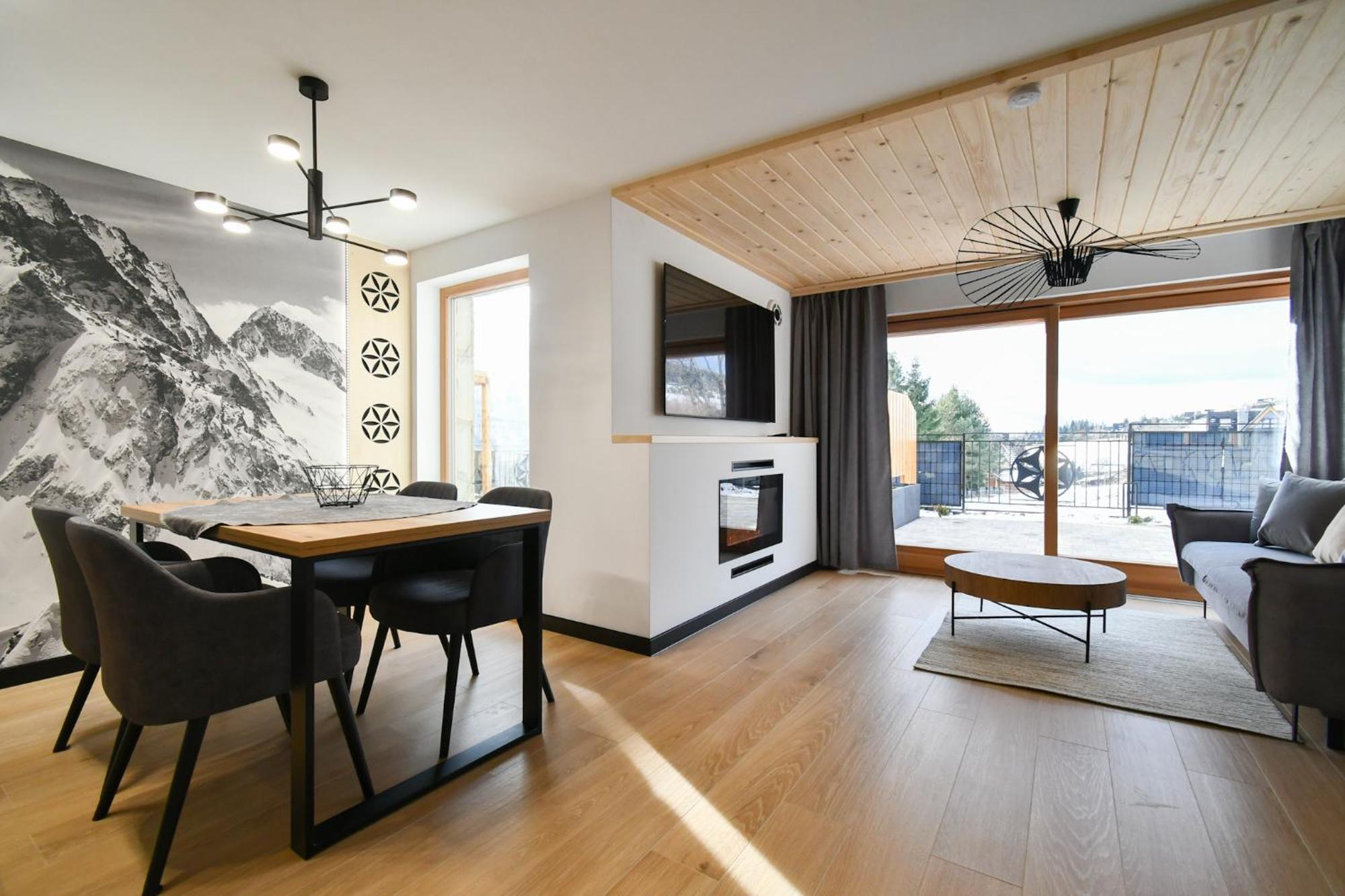 Salamandra Spa Jacuzzi, Sauny, Teznia, Panorama Tatr コシチェリスコ 部屋 写真
